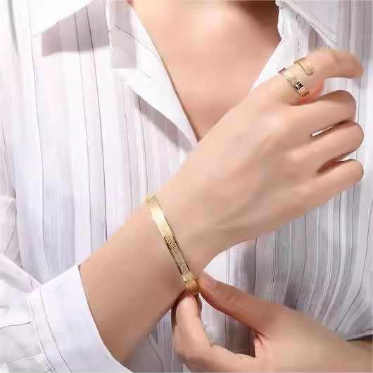 Stainless Steel - Cuff Bangle